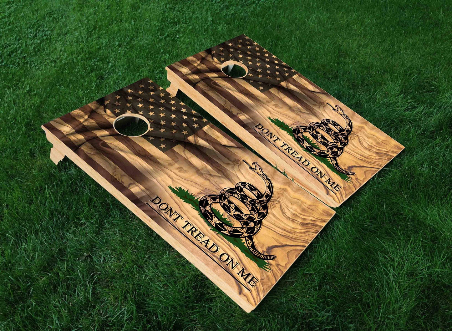 Don't Tread On Me Cornhole Board