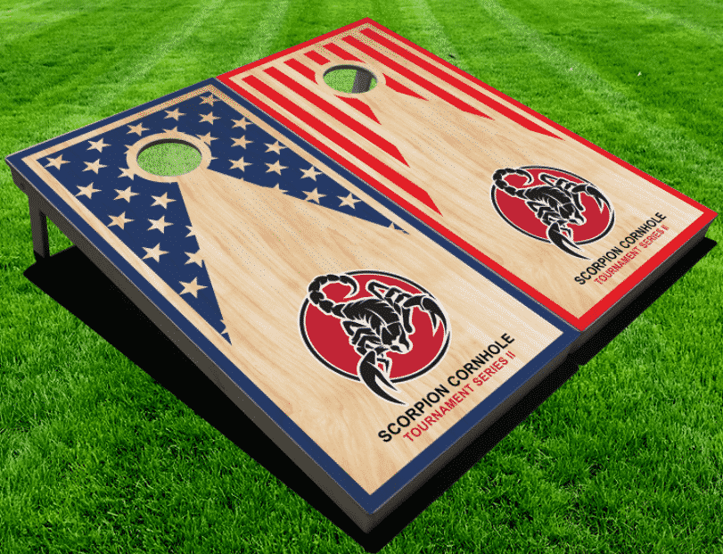 Scorpion Tournament Series II Cornhole Board
