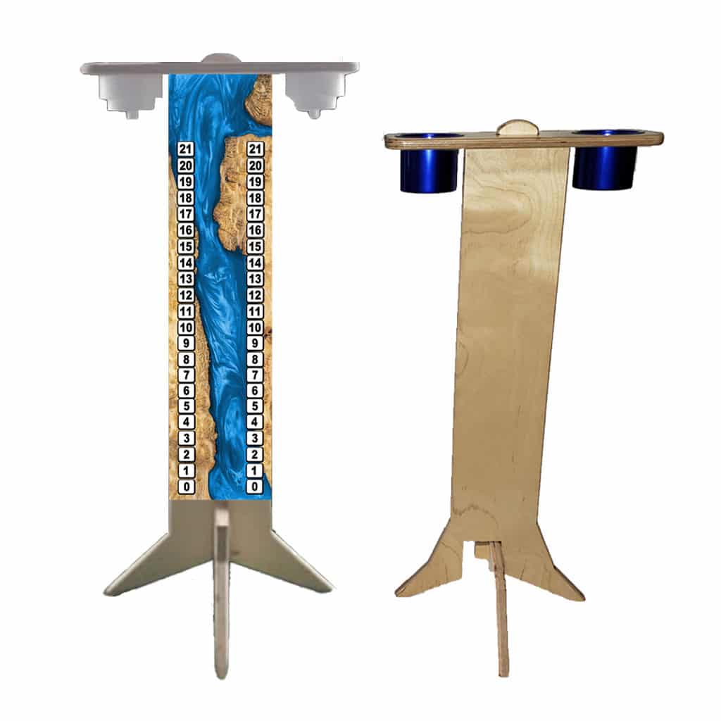 Dark Blue Epoxy Looking Score Keeper Set