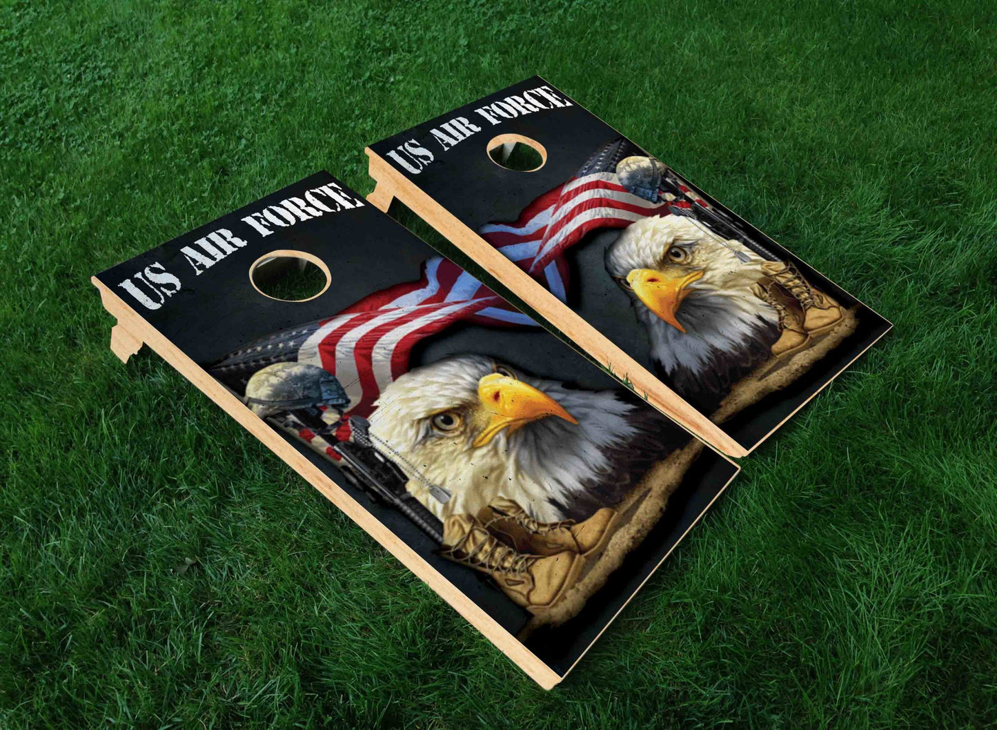 US Air Force Eagle Cornhole Board
