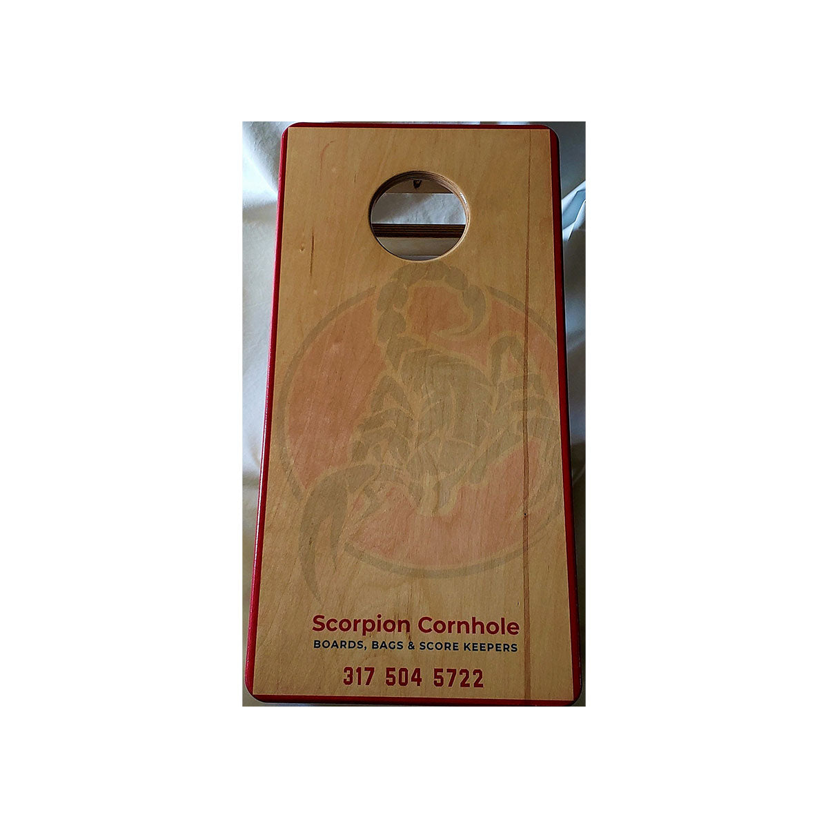 Scorpion Cornhole Tournament Series Light Mini Board