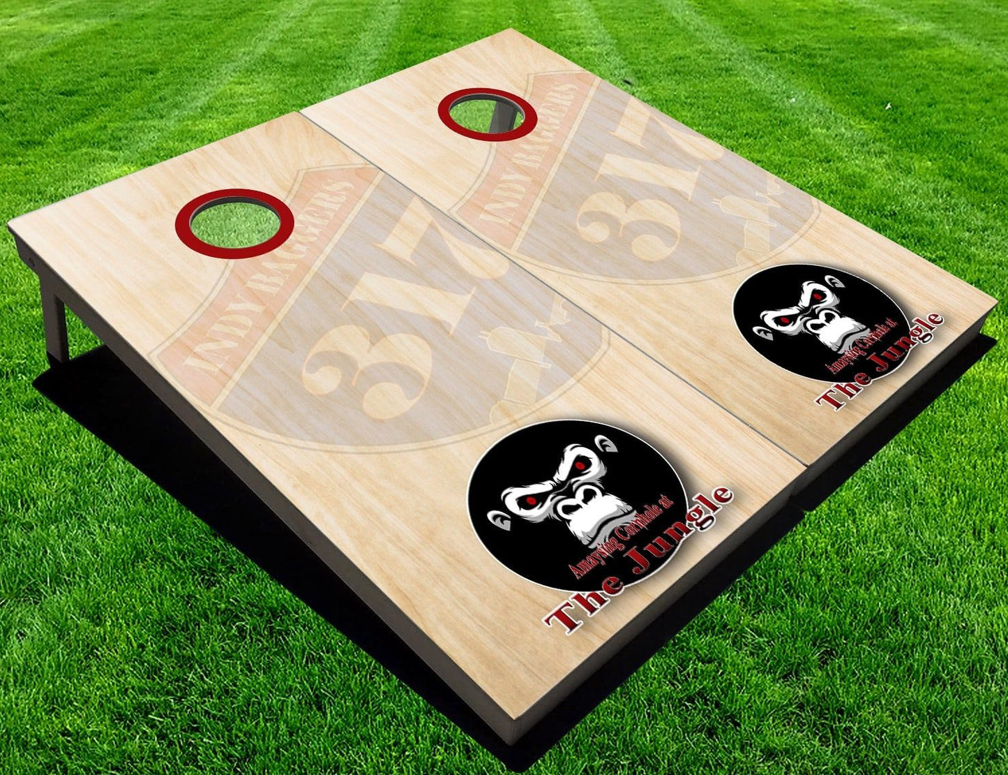 317 Jungle Cornhole Board