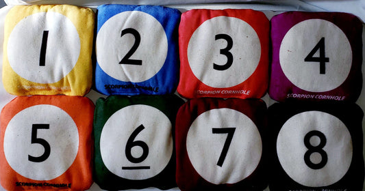 Scorpion Cornhole 1-8 Challenge Bag Set