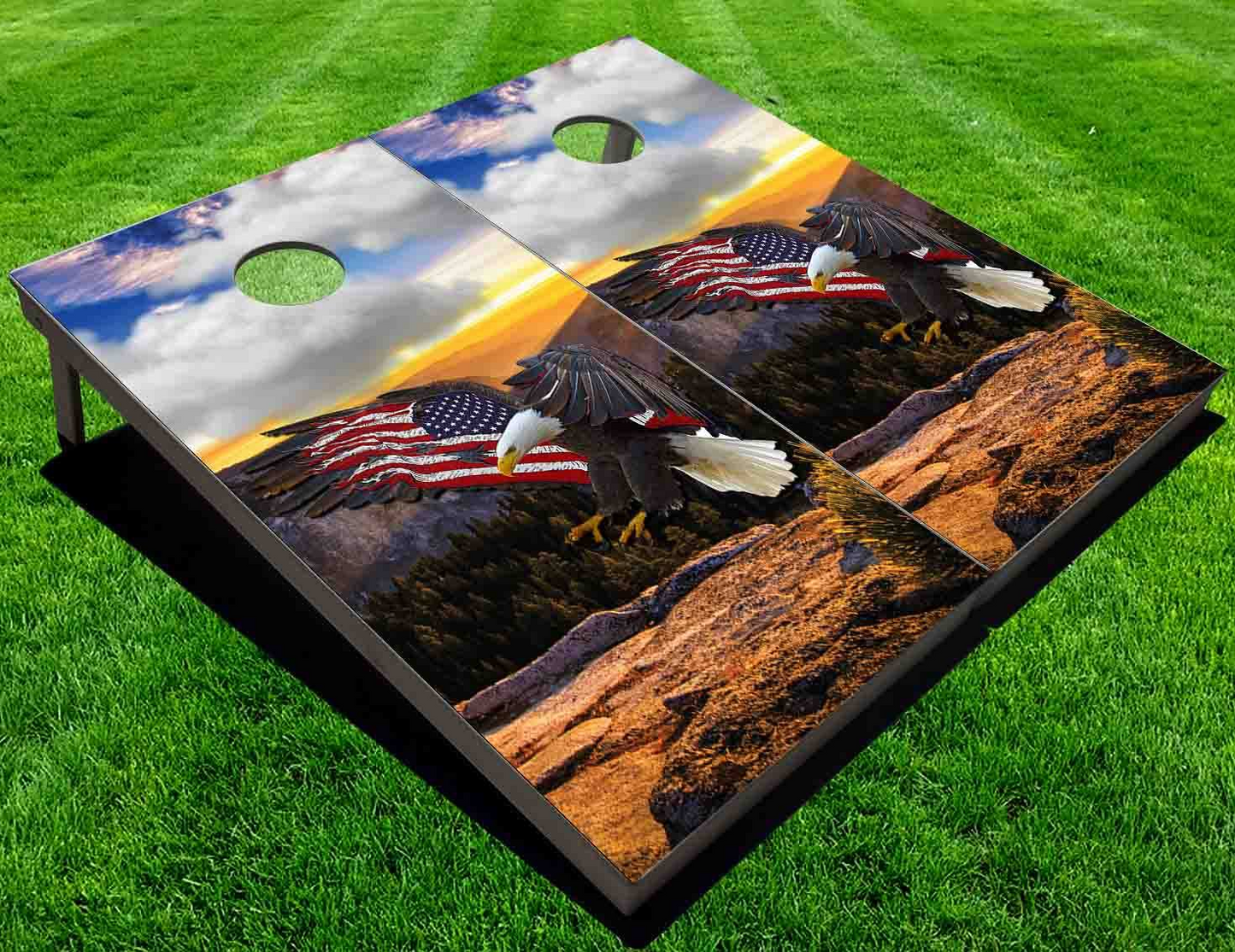 Soaring Eagle Cornhole Board