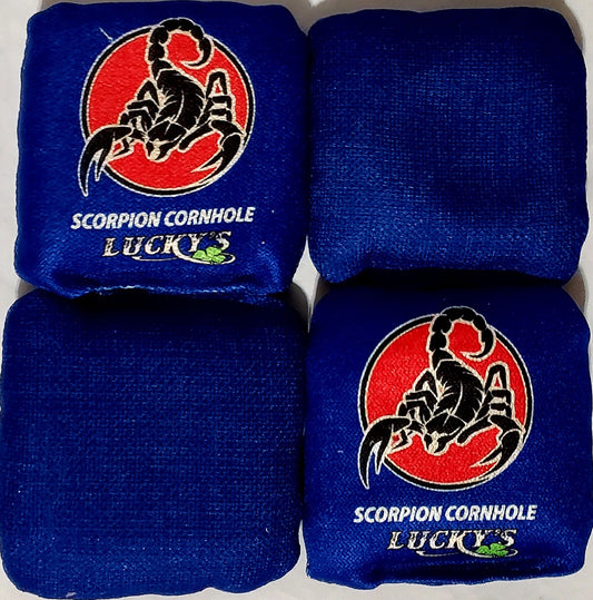 Blue Lucky's Scorpion 4" Mini Bag Set