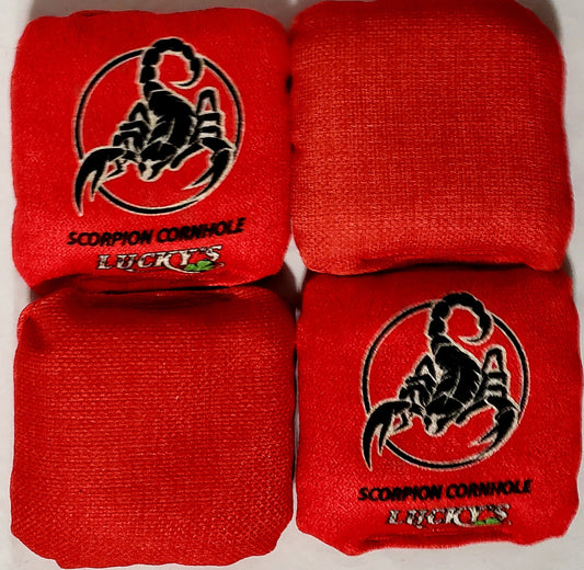 Red Lucky's Scorpion 4" Mini Bag Set