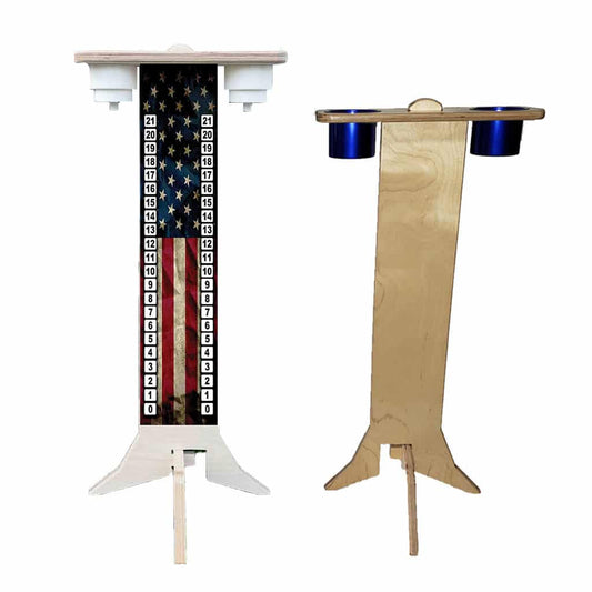 Weathered American Flag Score Keeper Set