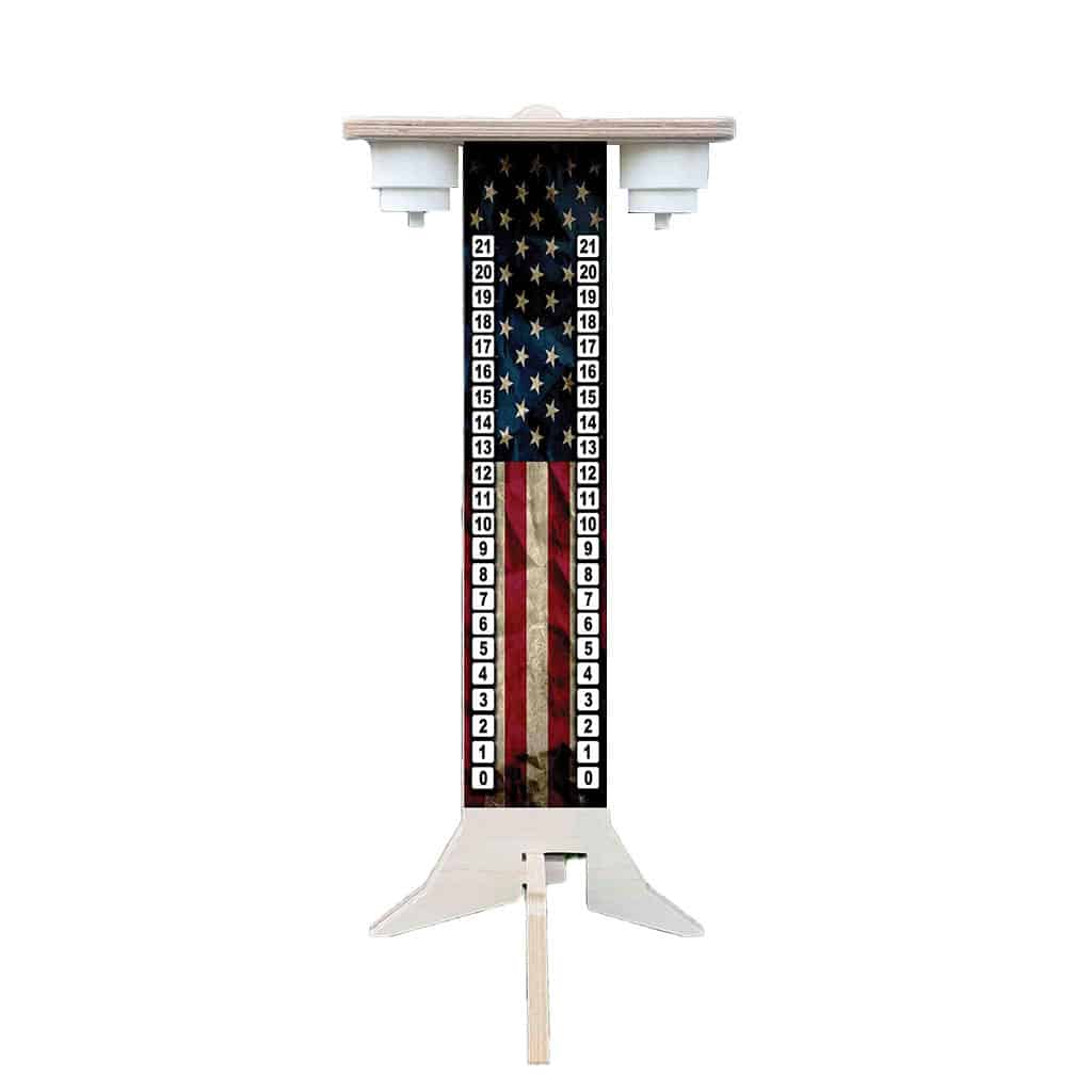 Weathered American Flag Score Keeper Set